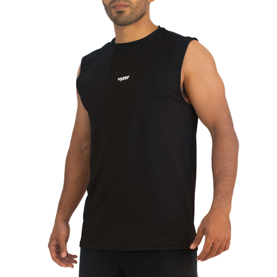 Camiseta de Entrenamiento sin Mangas Negra