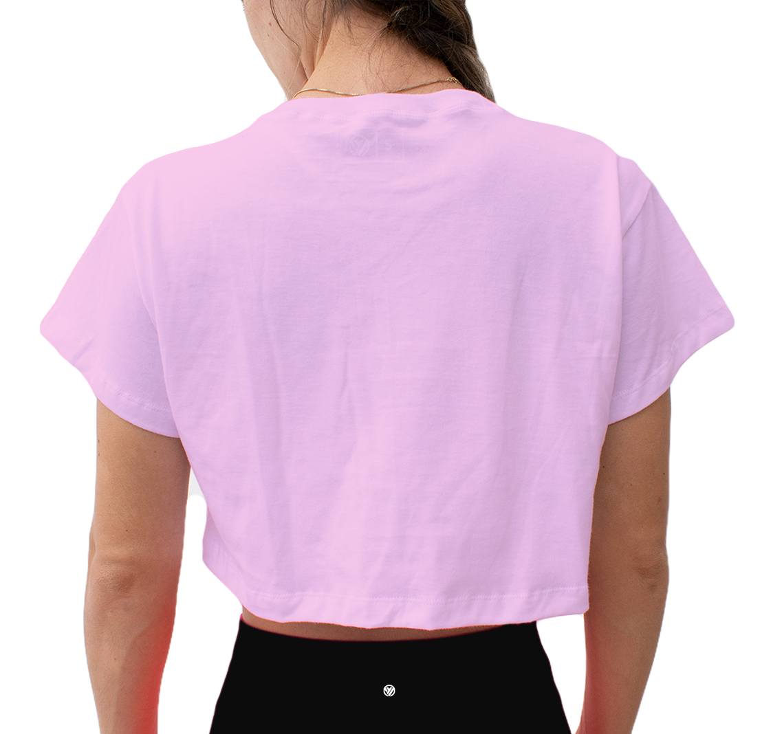 Crop Top Vyzer Rosa Pastel