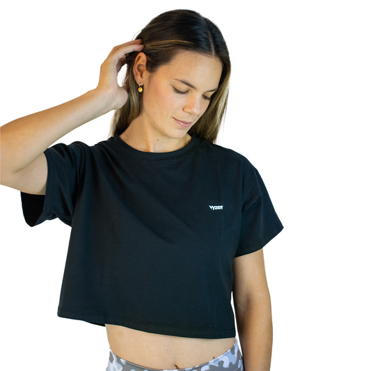 Crop Top Vyzer Negro