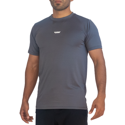 Camiseta Trevco Para Hombre - Estampado 'Unite' De Power Rangers, Color Gris, Talla S, Manga Corta | Producto Oficial Licenciado