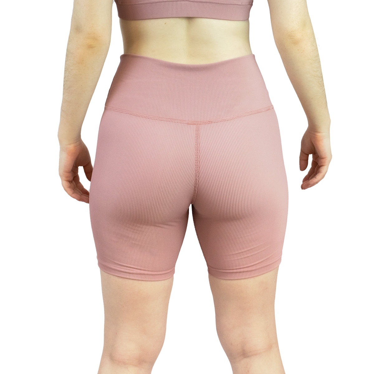 Biker Short Ribbed Rosé