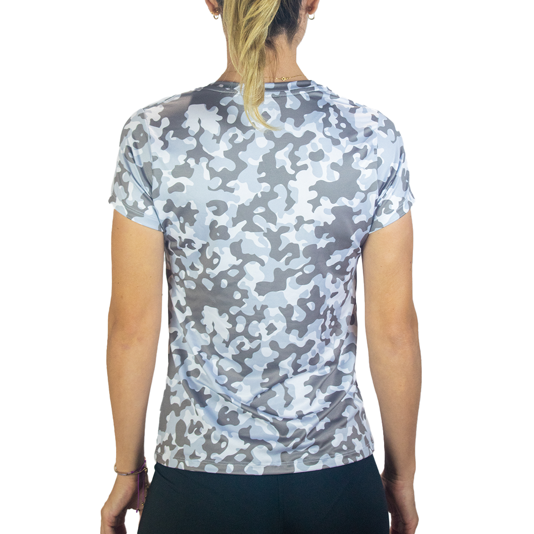 Camiseta de Entrenamiento Camo Gris