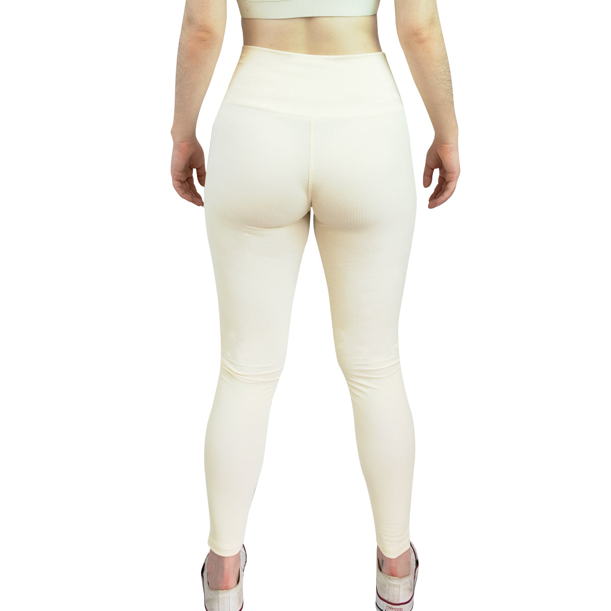 Legging Ribbed Crema