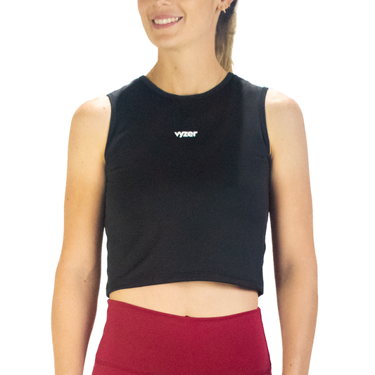 Cropped Tank Negro