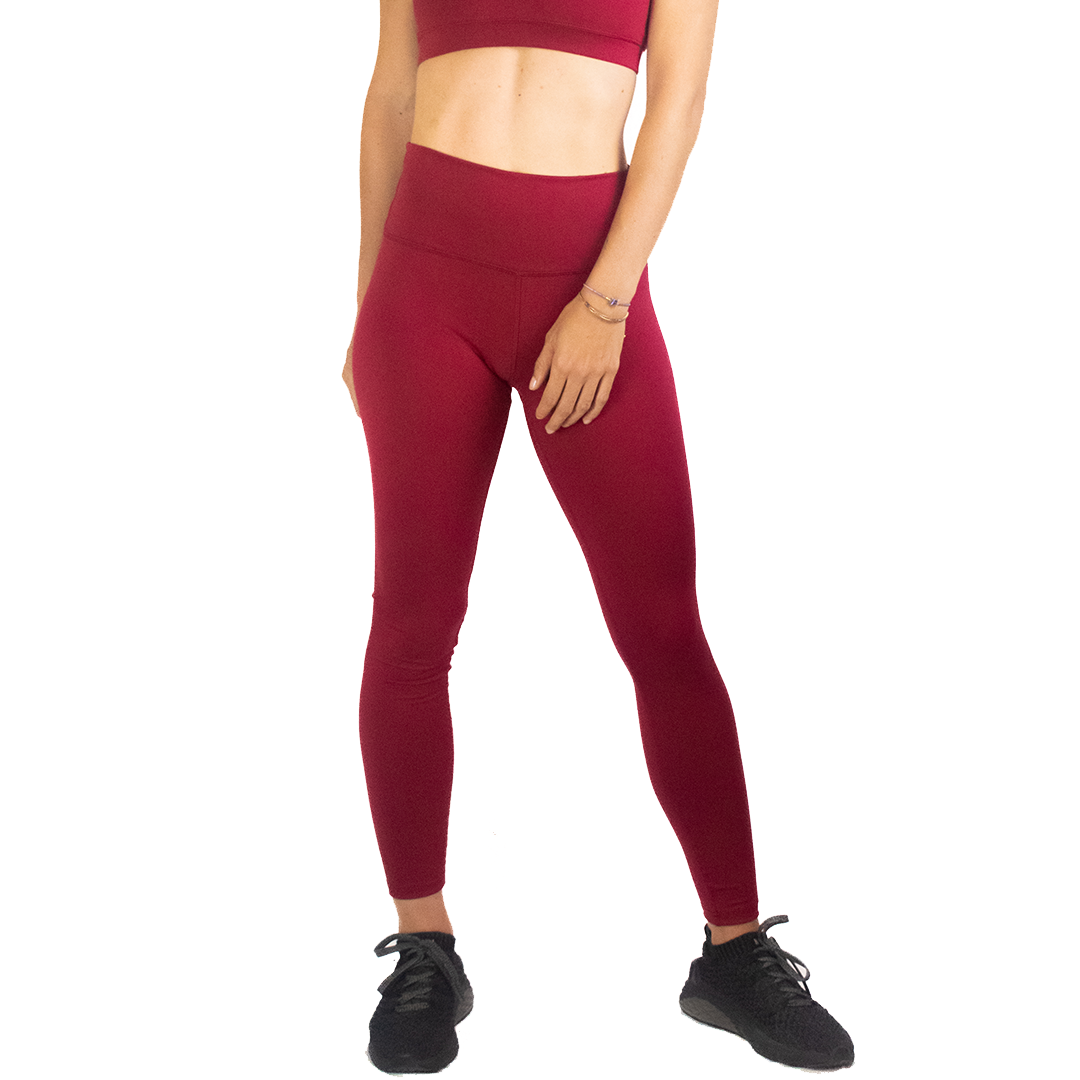 Legging Pretina Alta Vino