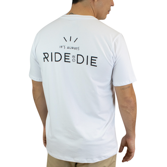 Camiseta Ride or Die Blanca