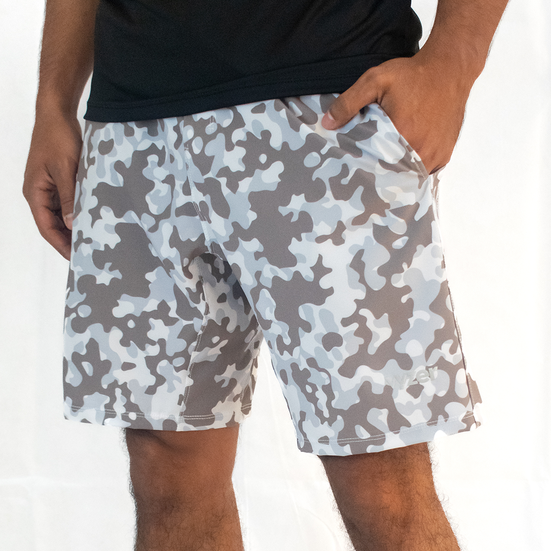 Short In Motion Camuflado Gris