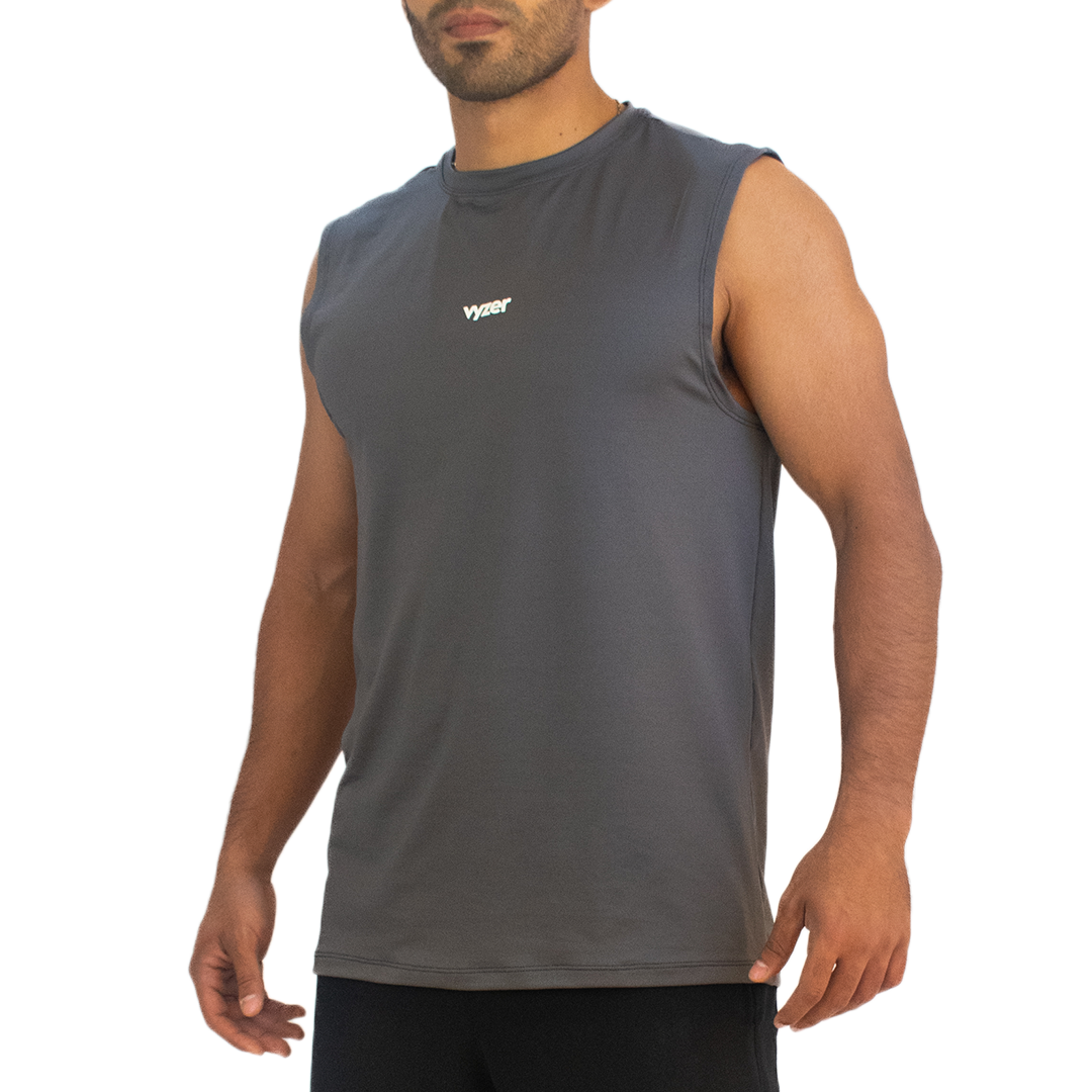 Camiseta de Entrenamiento sin Mangas Gris